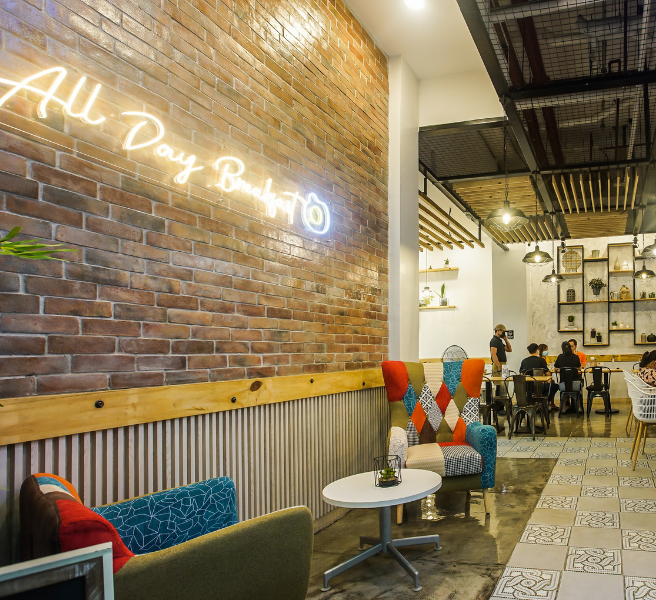 Room with Tables and Chairs