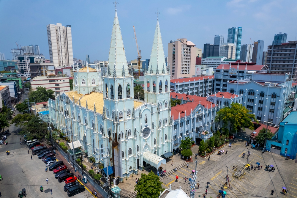 san sebastian church, philippines