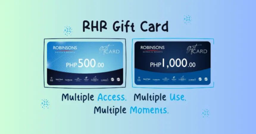 Let's GO with Robinsons Hotels Gift Card Banner